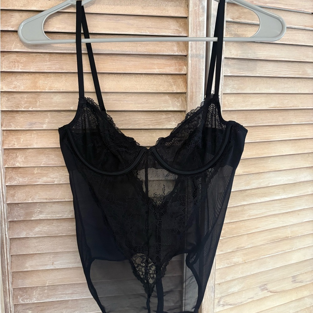 Abercrombie Black Lace Bodysuit